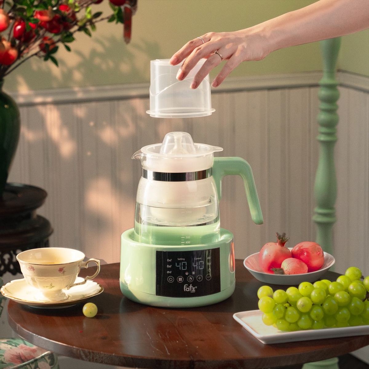 Máy đun và hâm nước Fatzbaby Quick 14 FB3101RS - mặt trái