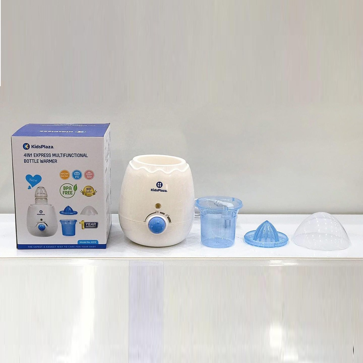 Máy hâm sữa 4 in 1 KidsPlaza K212 - mặt sau