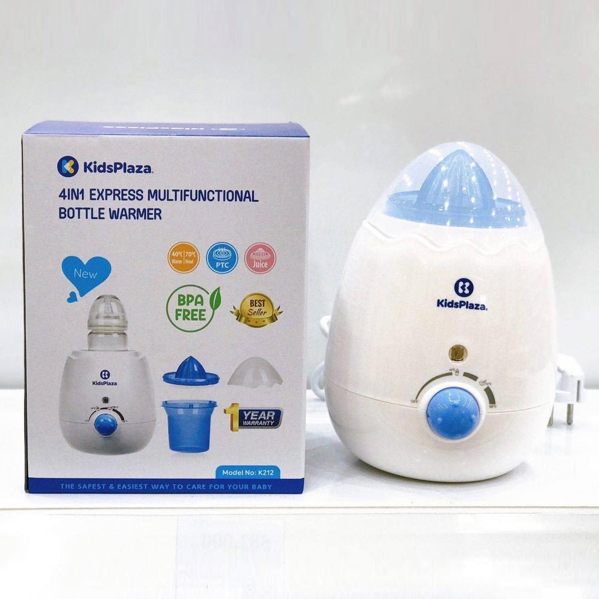 Máy hâm sữa 4 in 1 KidsPlaza K212 - mặt phải