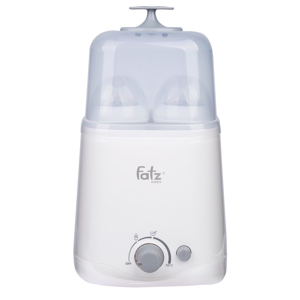 Máy hâm sữa Fatzbaby FB3012SL thế hệ mới (màu ghi-xám) - mặt trái