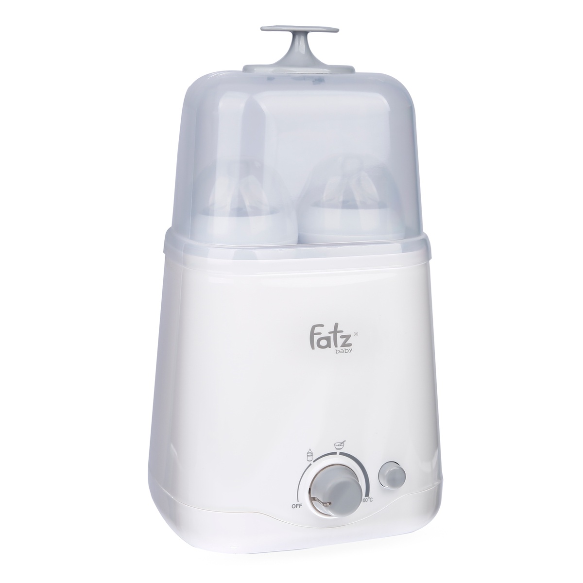 Máy hâm sữa Fatzbaby FB3012SL thế hệ mới (màu ghi-xám) - mặt phải