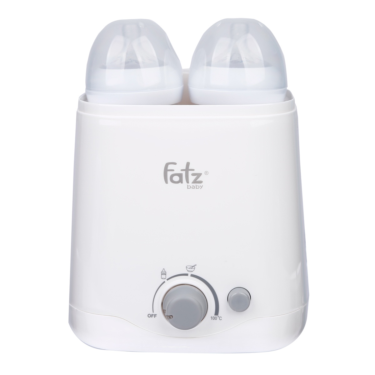 Máy hâm sữa Fatzbaby FB3012SL thế hệ mới (màu ghi-xám) - góc nghiêng