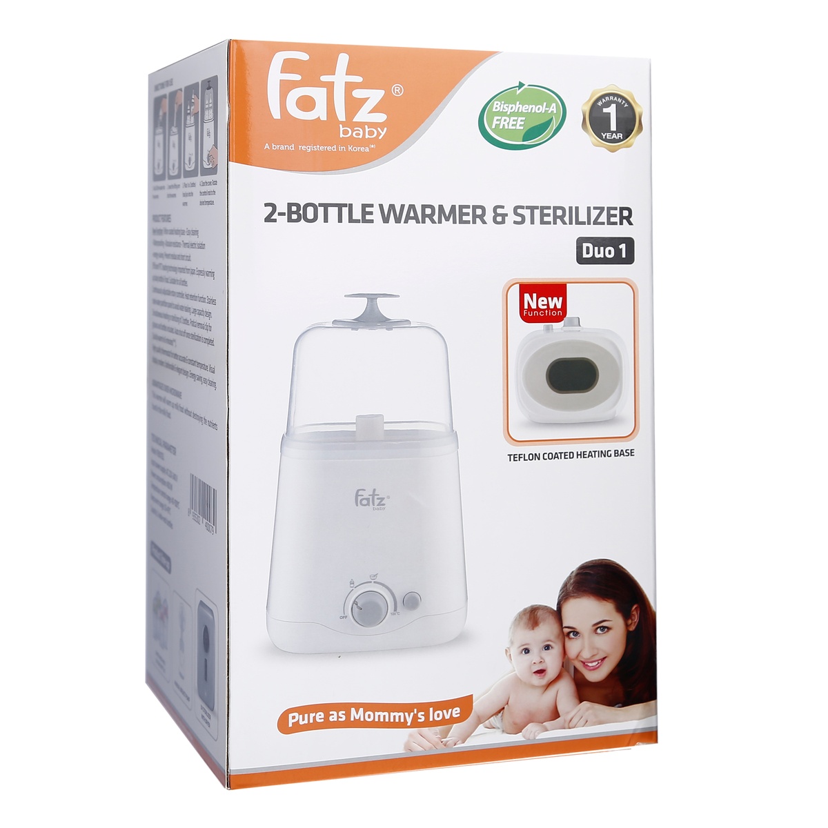 Máy hâm sữa Fatzbaby FB3012SL thế hệ mới (màu ghi-xám) - hình 8