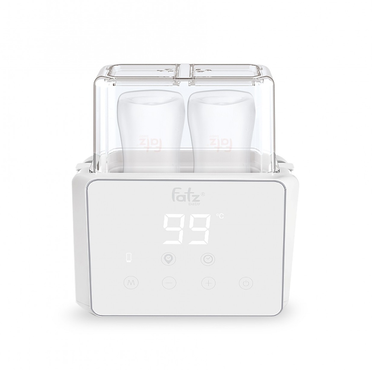 Máy hâm sữa tiệt trùng Fatzbaby dòng điện tử Duo 3 FB3093VN - mặt trái