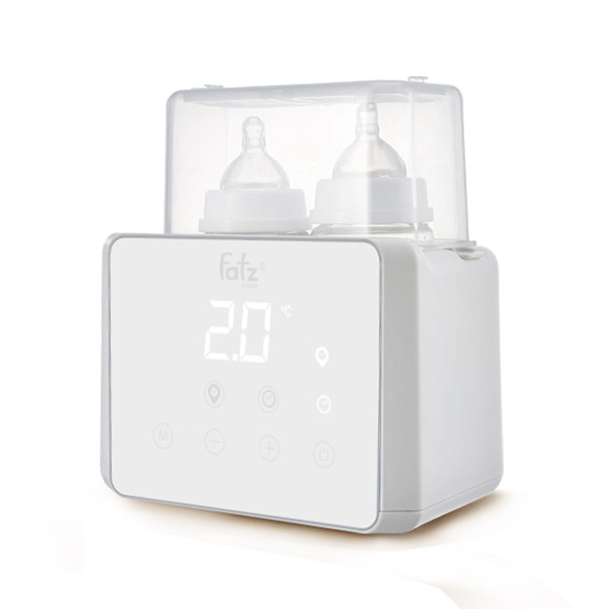 Máy hâm sữa tiệt trùng Fatzbaby dòng điện tử Duo 3 FB3093VN - mặt phải