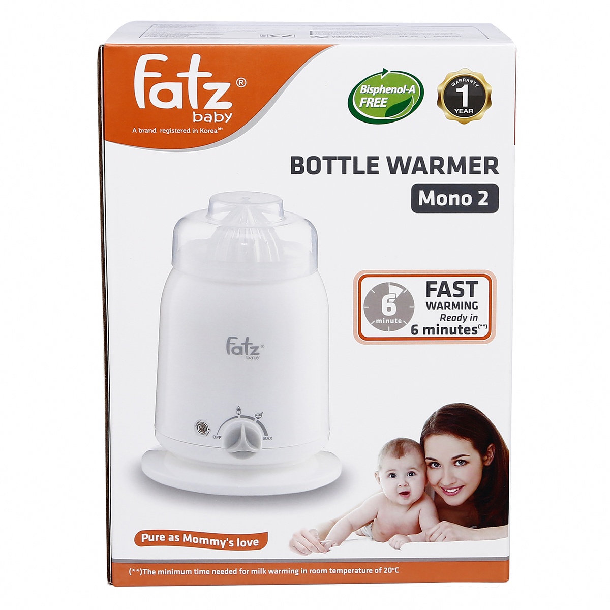 Máy hâm sữa và thức ăn 4in1 Fatzbaby màu trắng - hình 6
