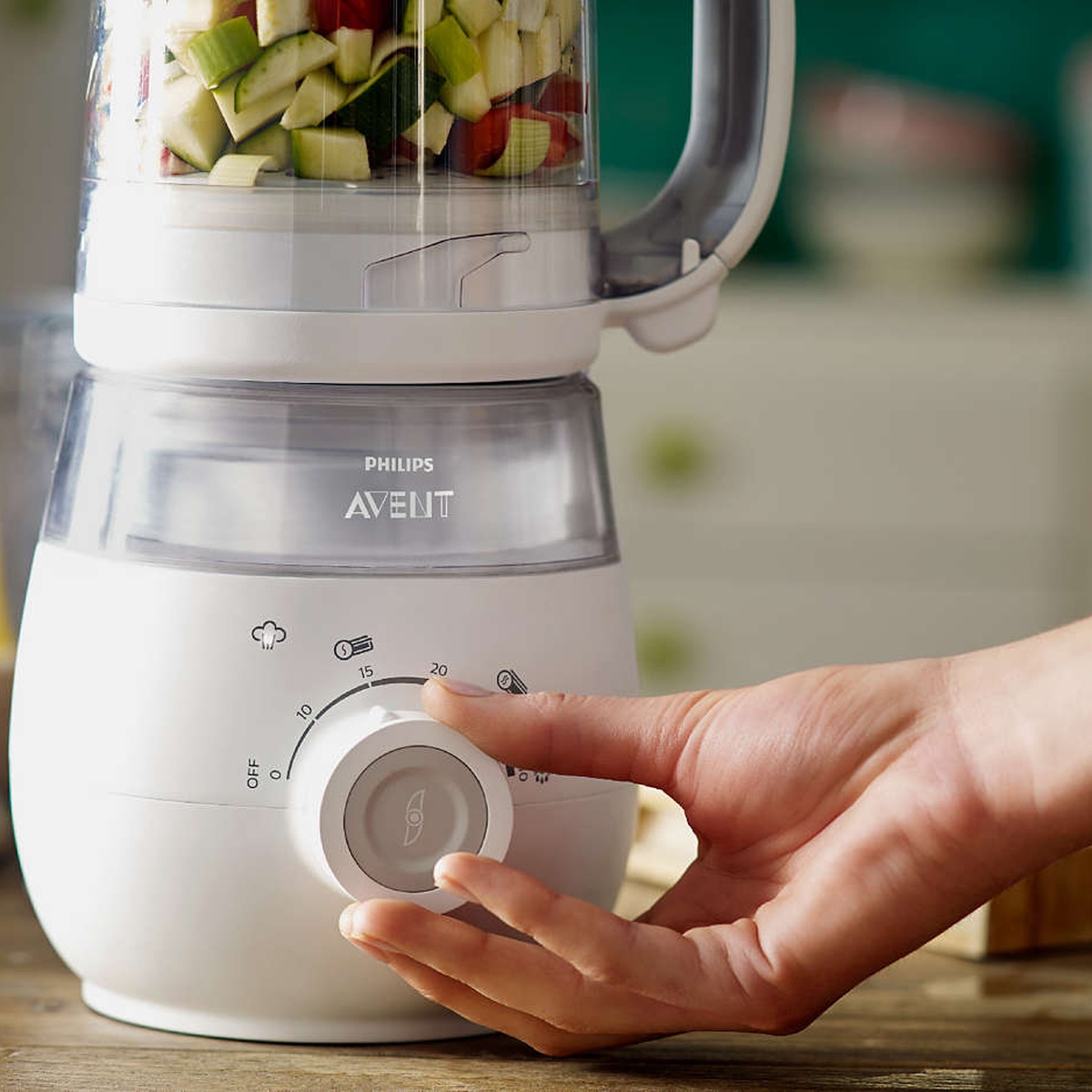 Máy hấp và xay thức ăn cho trẻ Philips Avent 4in1 SCF875/02 - hình 7