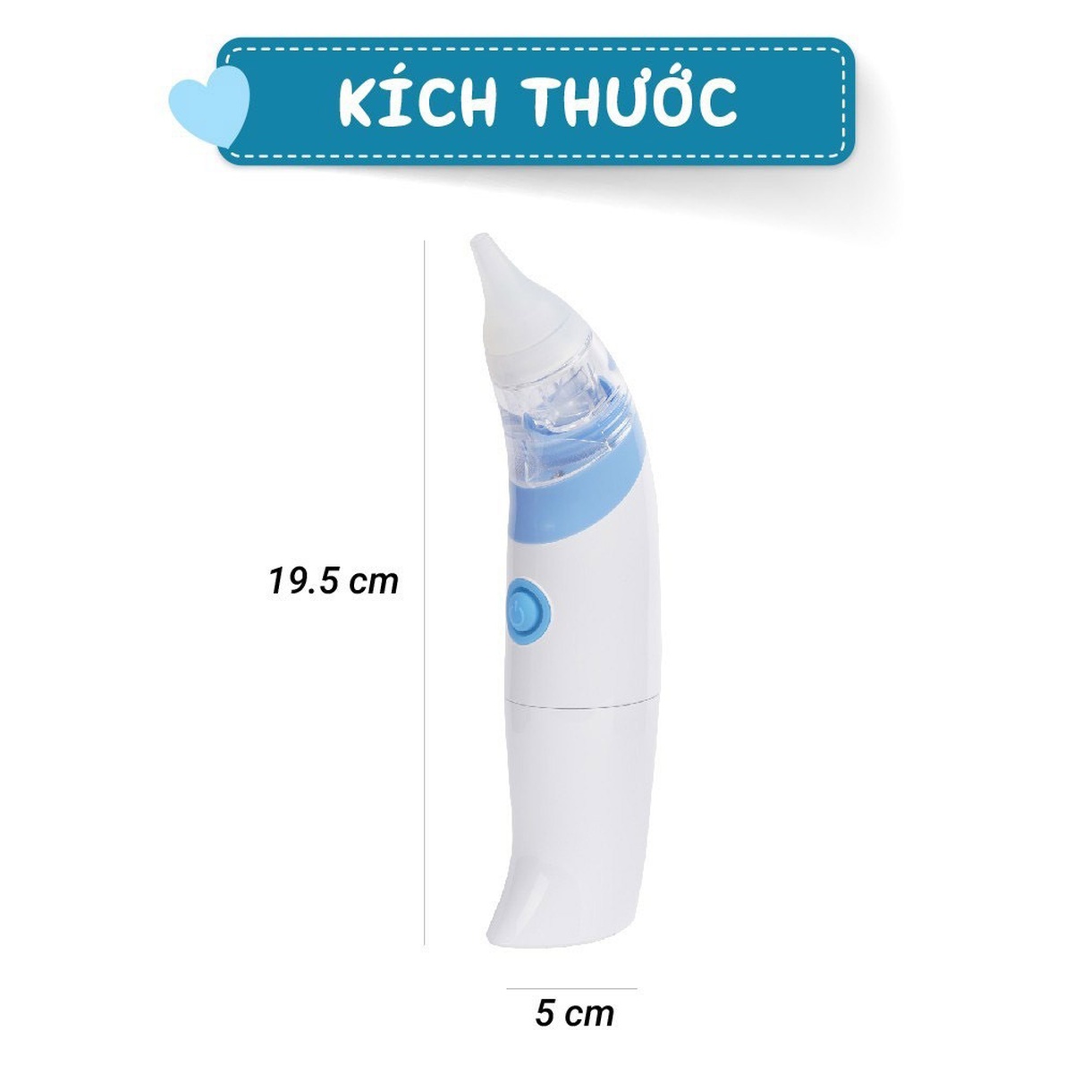 Máy hút mũi Comforbaby CF718-B - mặt trái