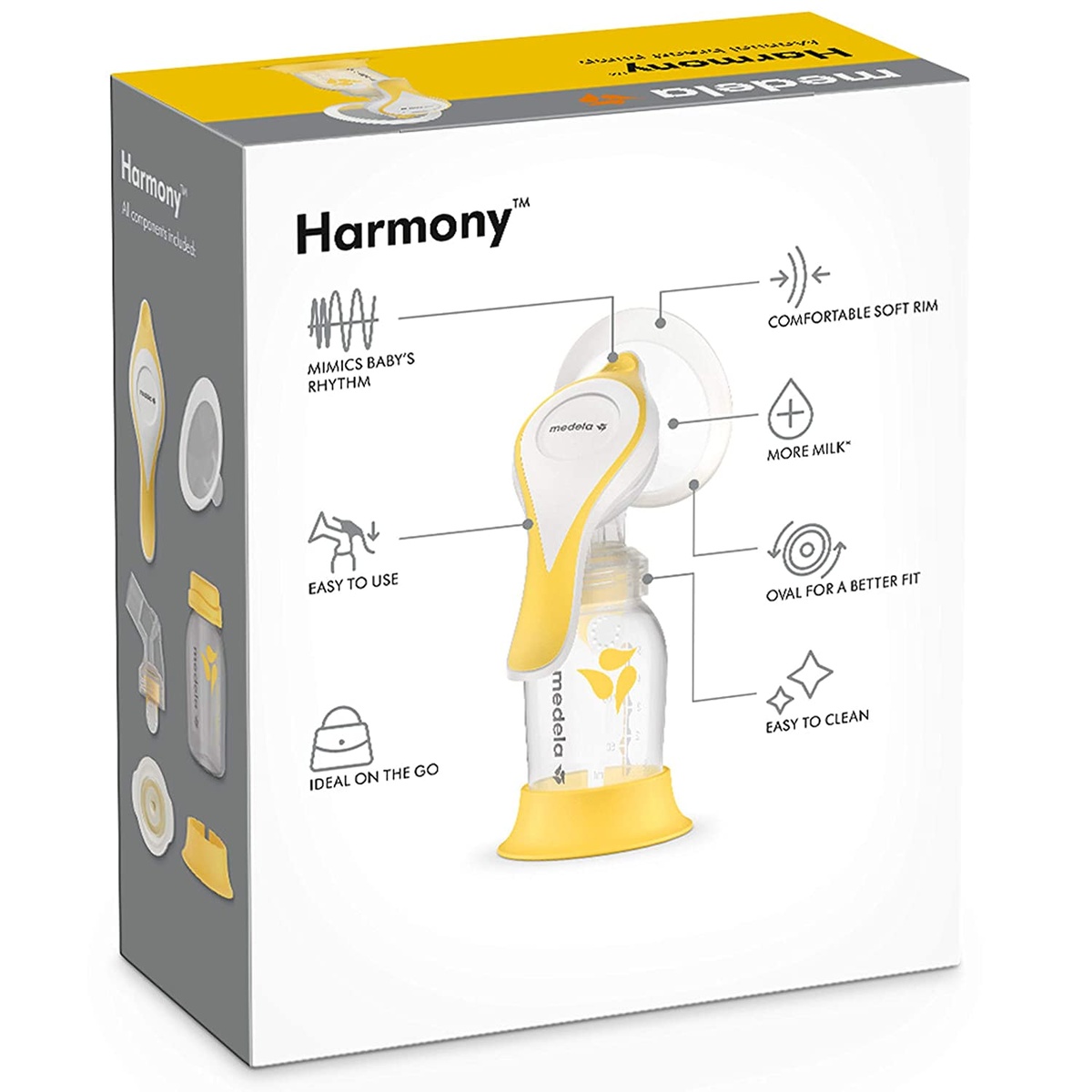 Máy hút sữa bằng tay Medela Harmony Light - mặt phải