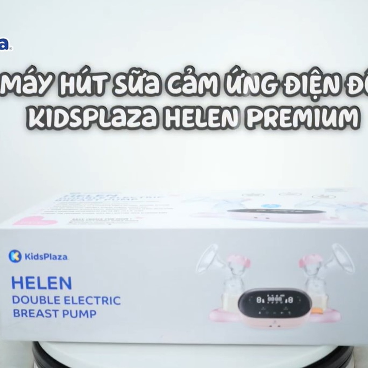 Máy hút sữa cảm ứng điện đôi Kidsplaza Helen Premium - video