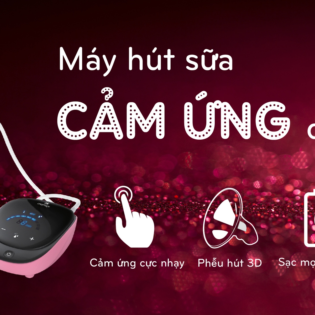 Máy hút sữa cảm ứng Soca Mamago Plus - hình 13