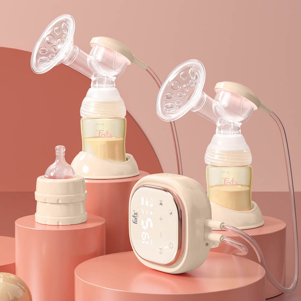 Máy hút sữa điện đôi FatzBaby Resonance 3 Plus + FB1161VN - hình 8