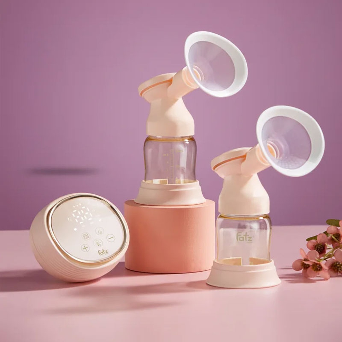 Máy hút sữa điện đôi Fatzbaby Resonance 8 Plus - mặt trái