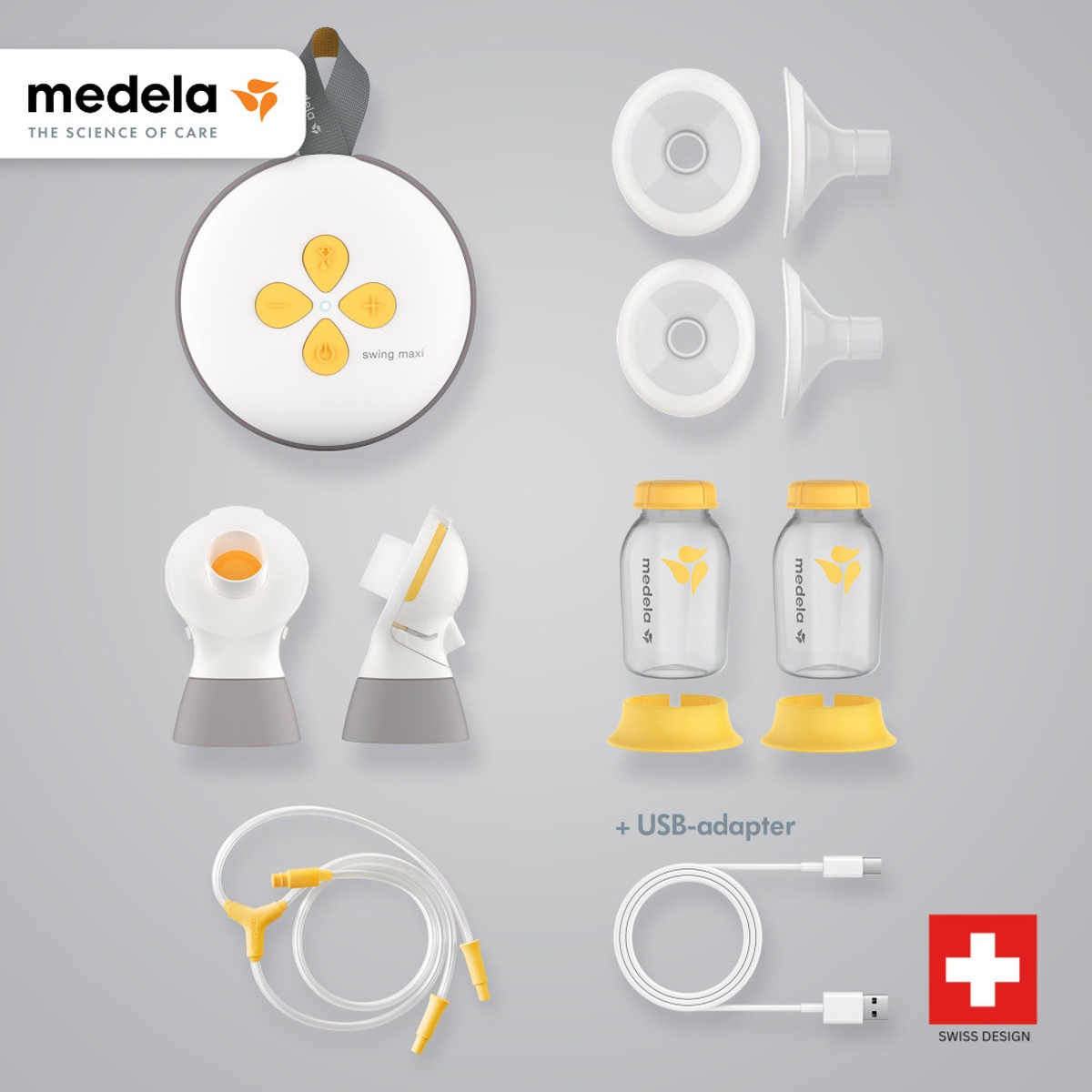 Máy hút sữa điện đôi sạc pin Swing Maxi Medela - hình 8