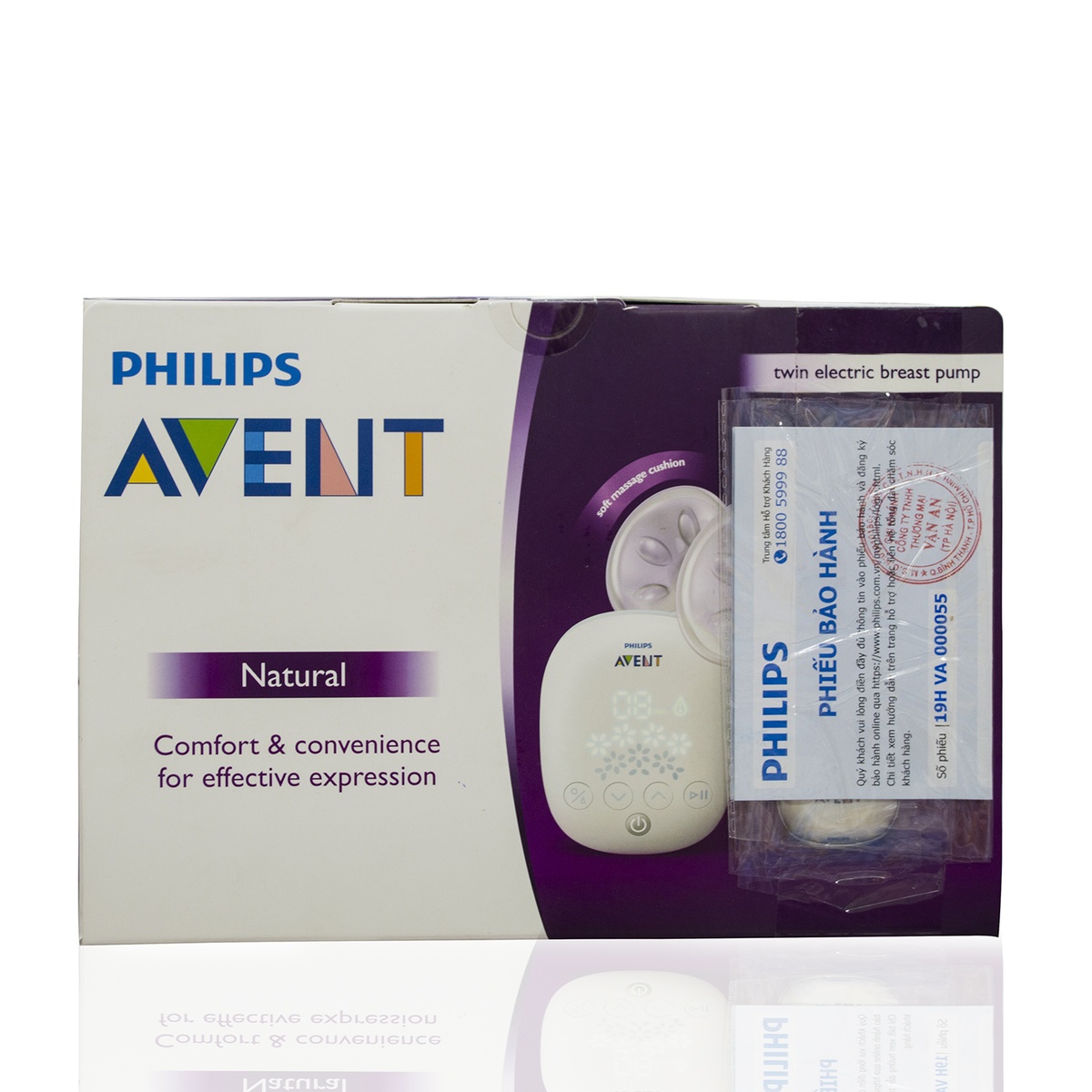 Máy hút sữa điện đôi Philip Avent SCF303/01 - mặt phải