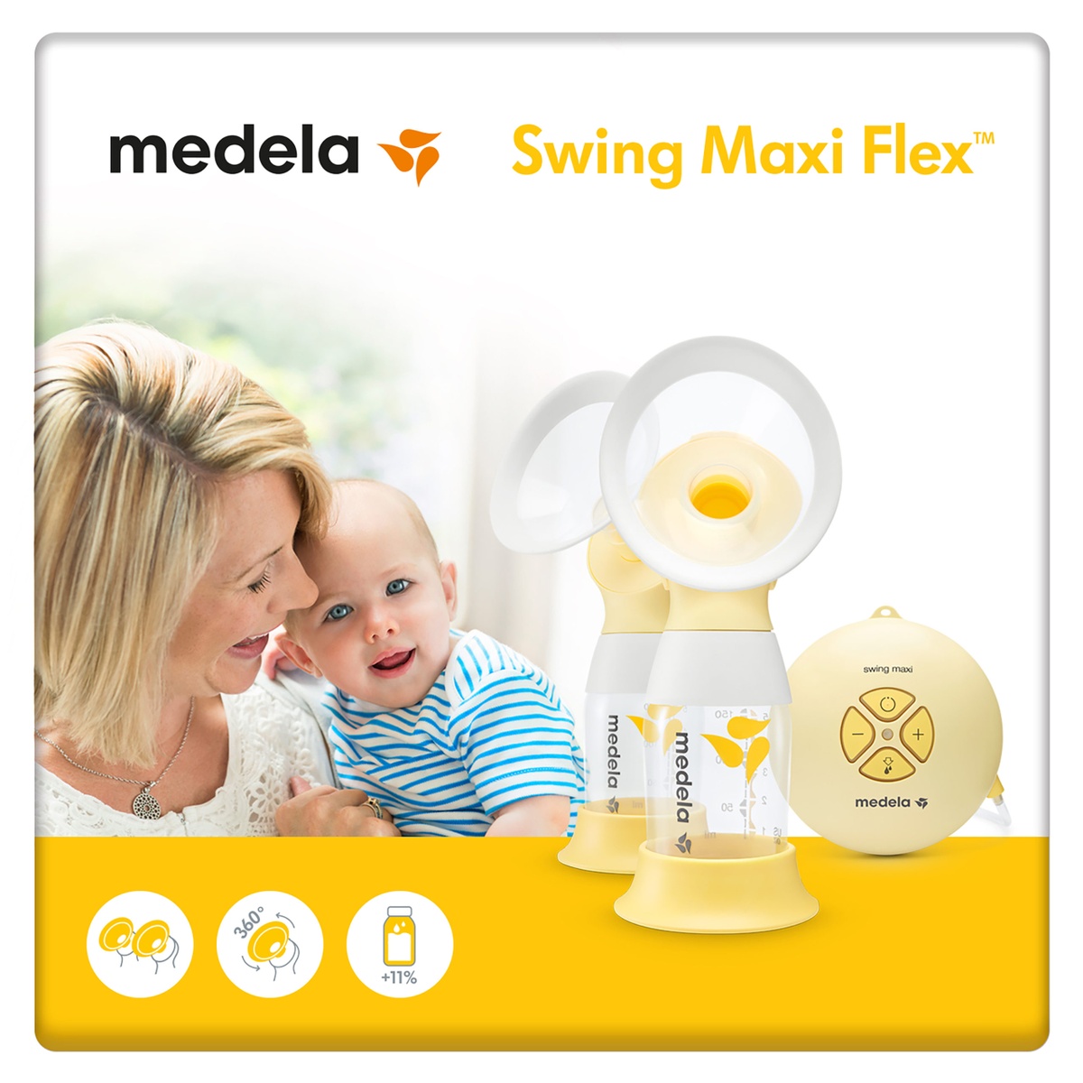 Máy hút sữa điện đôi Medela Swing Maxi Flex - hình 7