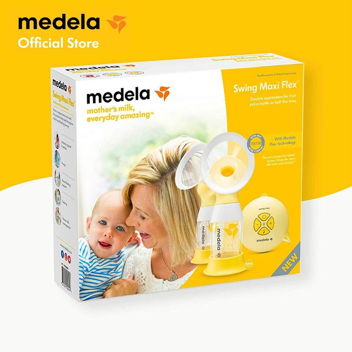 Máy hút sữa điện đôi Medela Swing Maxi Flex - hình 6