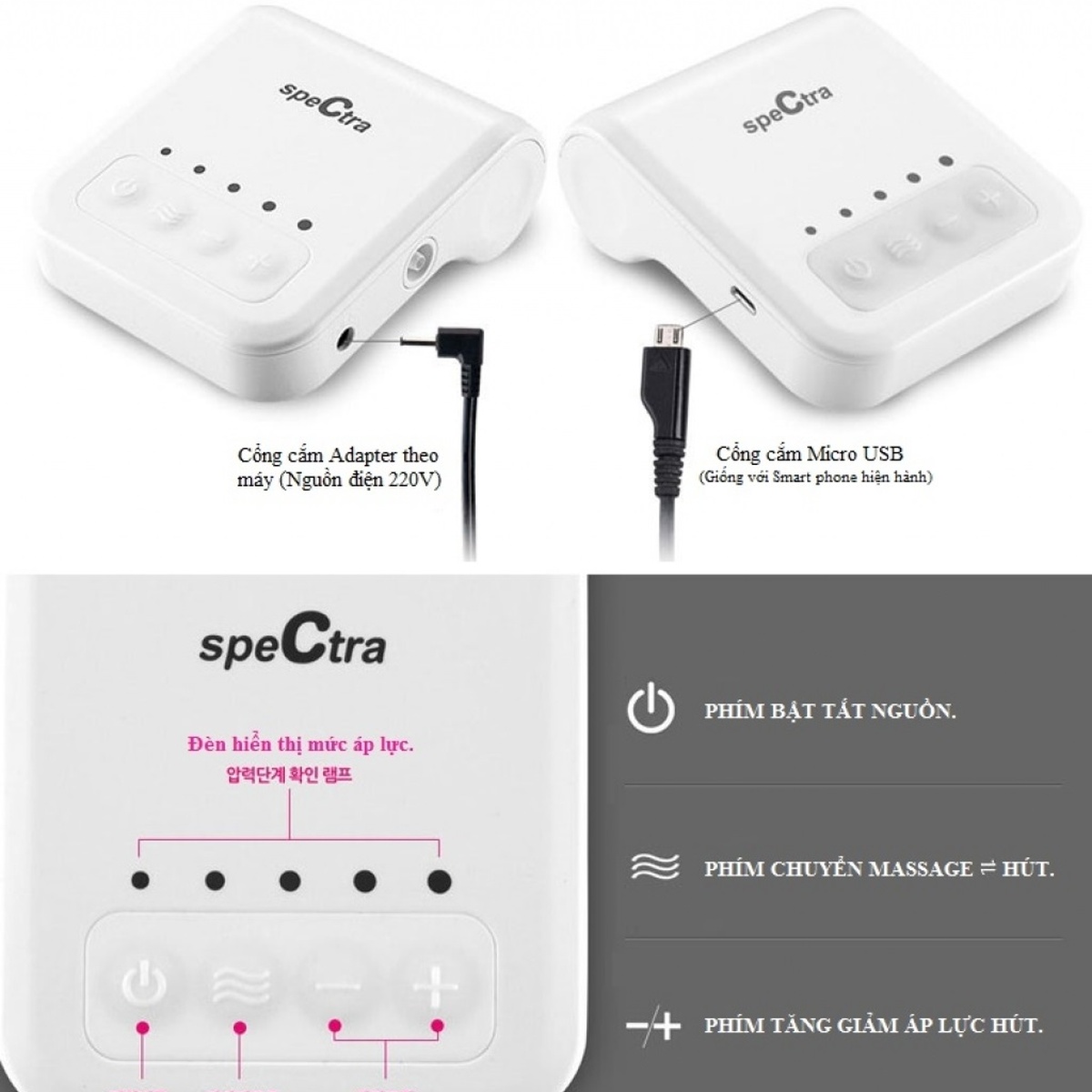Máy hút sữa điện đơn Spectra Q - hình 6