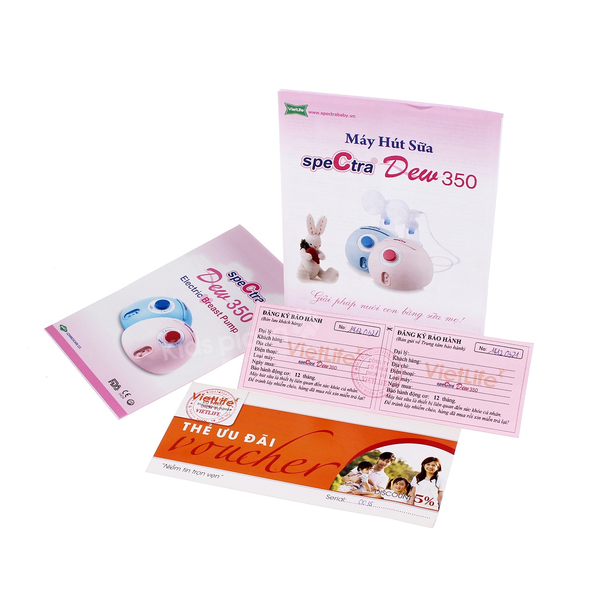 Máy hút sữa điện Spectra Dew 350 - hình 7