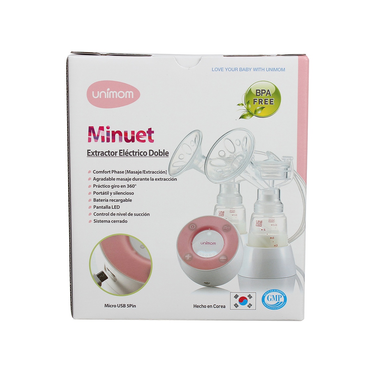 Máy hút sữa đôi Unimom Minuet UM871692 - hình 12