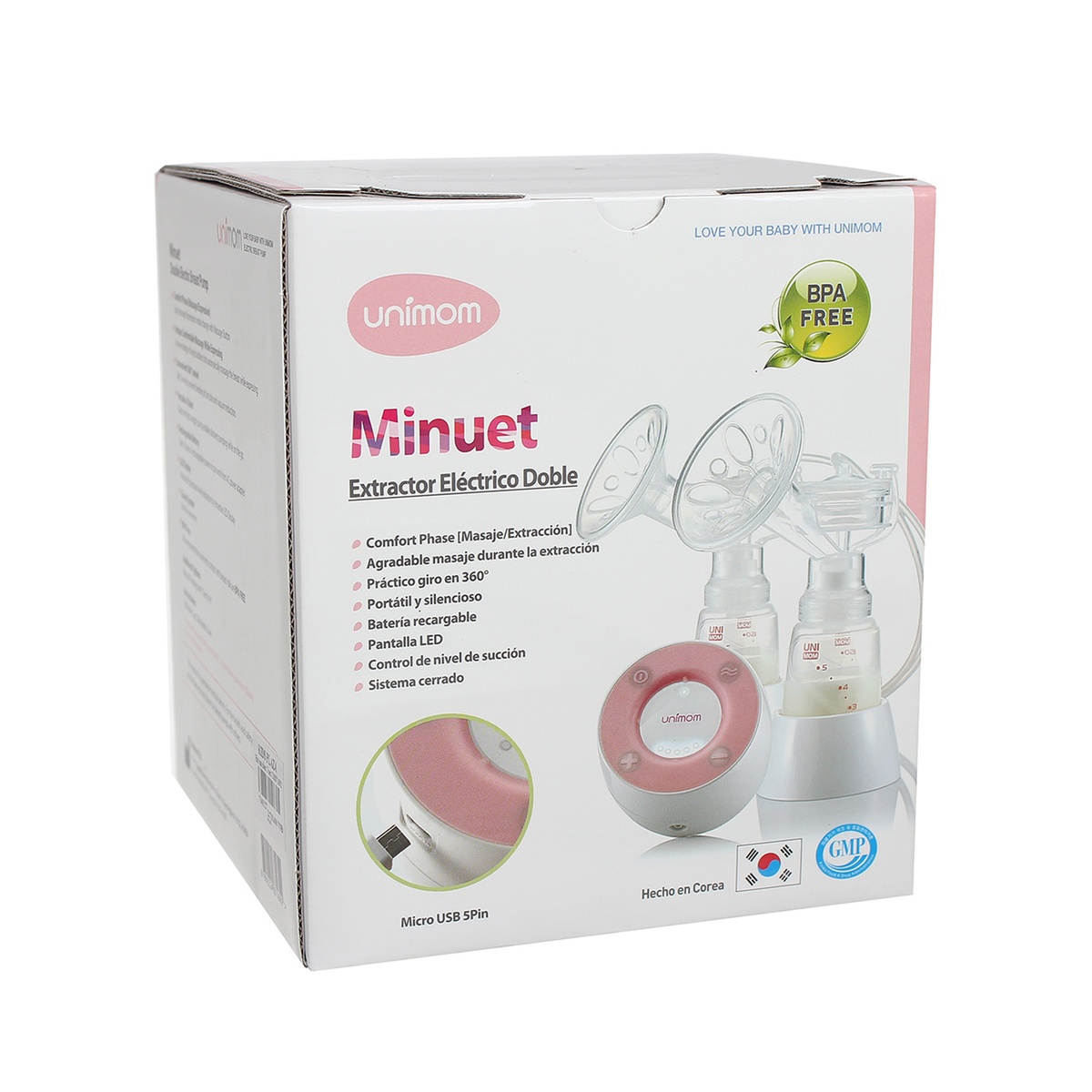 Máy hút sữa đôi Unimom Minuet UM871692 - hình 10