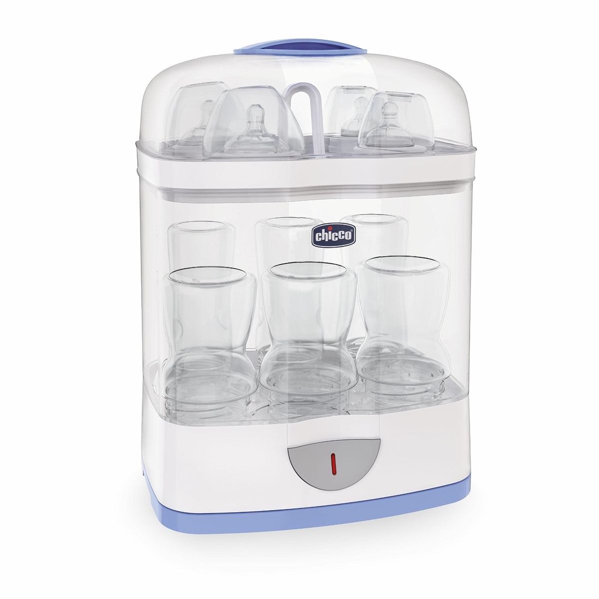 Máy tiệt trùng bình sữa Chicco - mặt sau