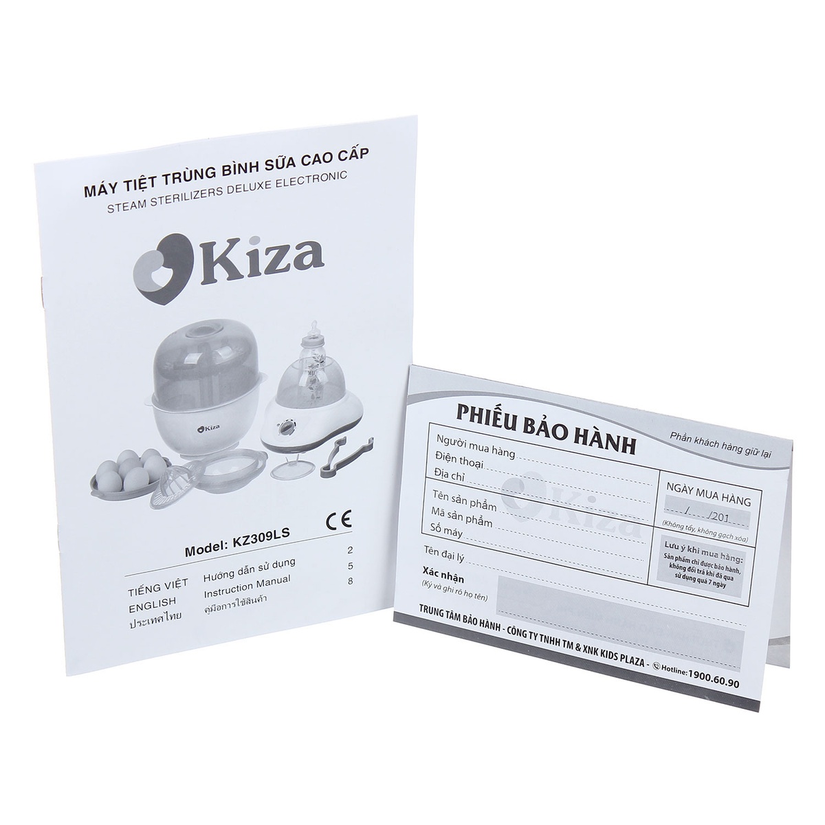 Máy tiệt trùng bình sữa Kiza 5 in 1 KZ309LS - hình 12