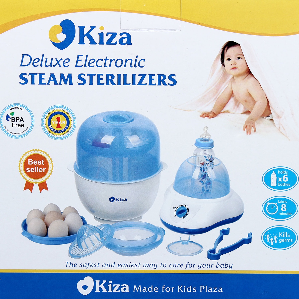 Máy tiệt trùng bình sữa Kiza 5 in 1 KZ309LS - hình 11