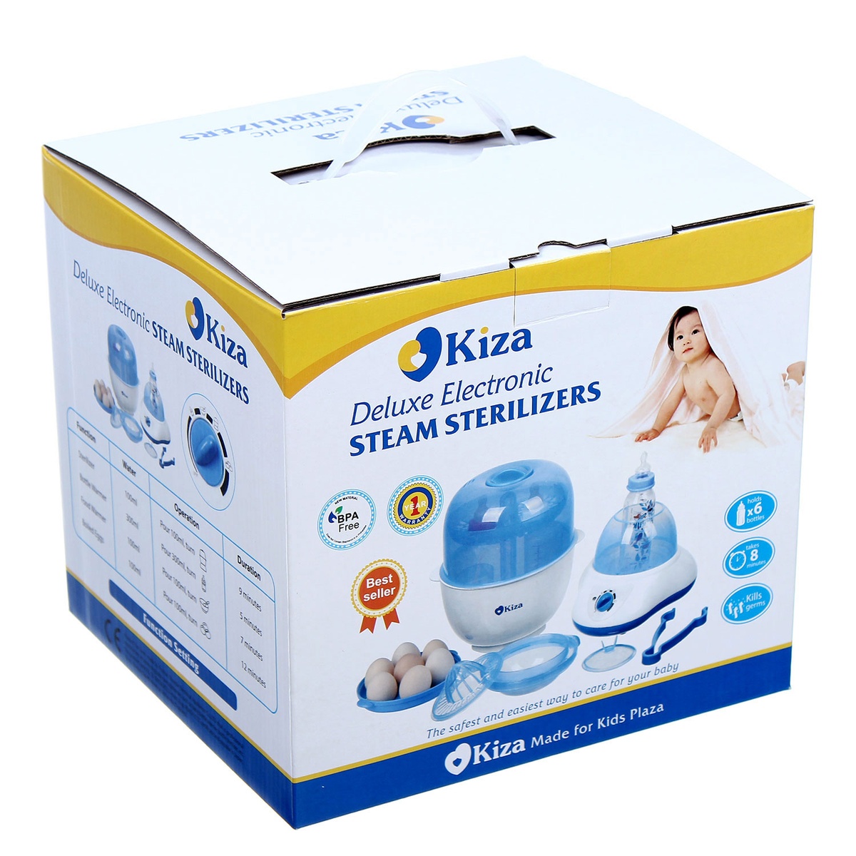 Máy tiệt trùng bình sữa Kiza 5 in 1 KZ309LS - hình 7