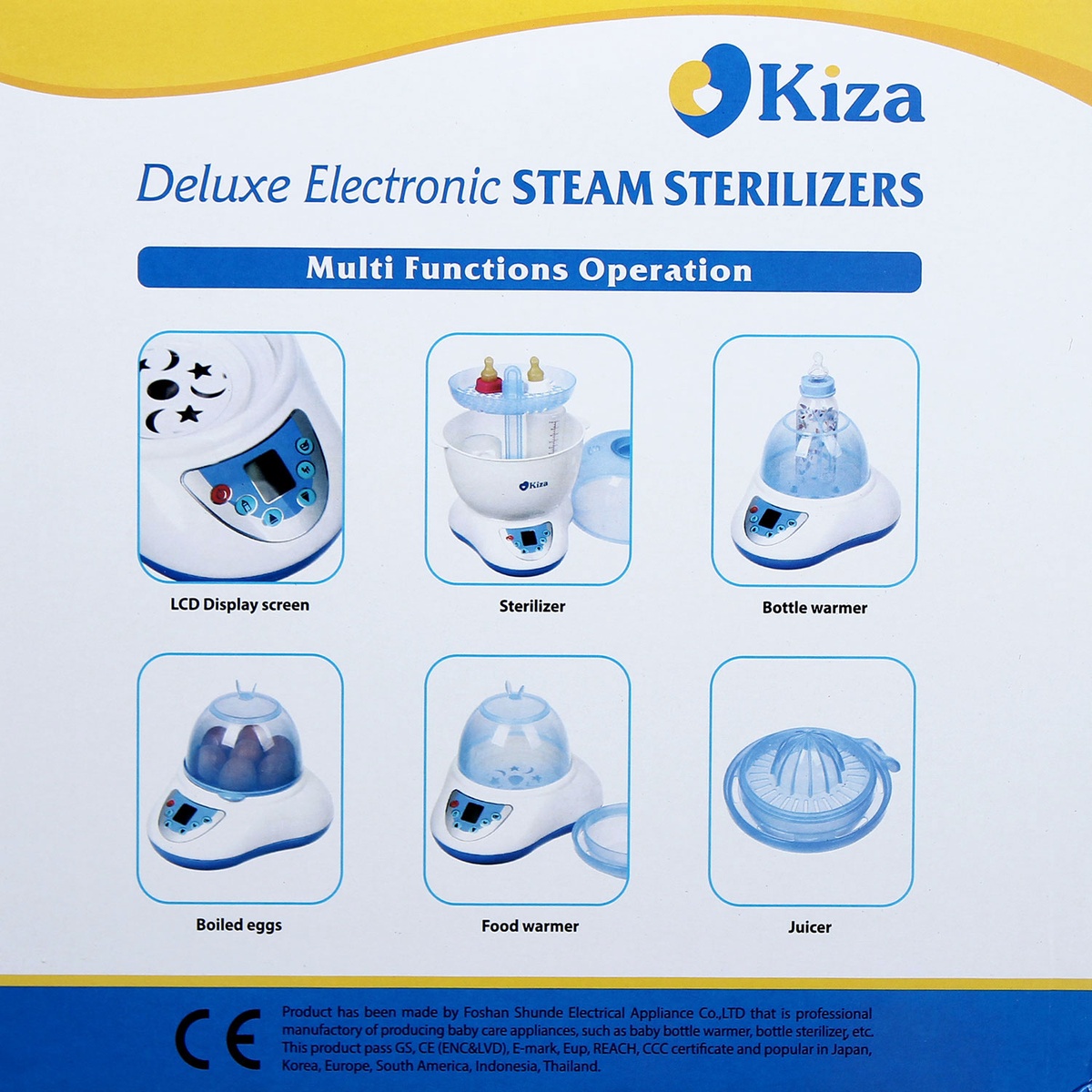 Máy tiệt trùng bình sữa Kiza 5 in 1 KZ816LS  - hình 14