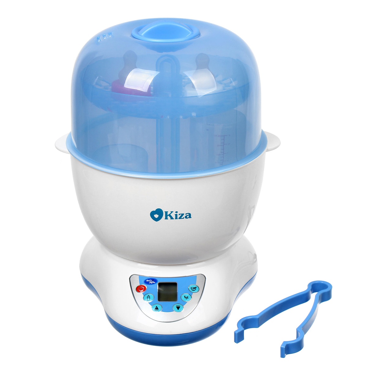 Máy tiệt trùng bình sữa Kiza 5 in 1 KZ816LS  - mặt trái