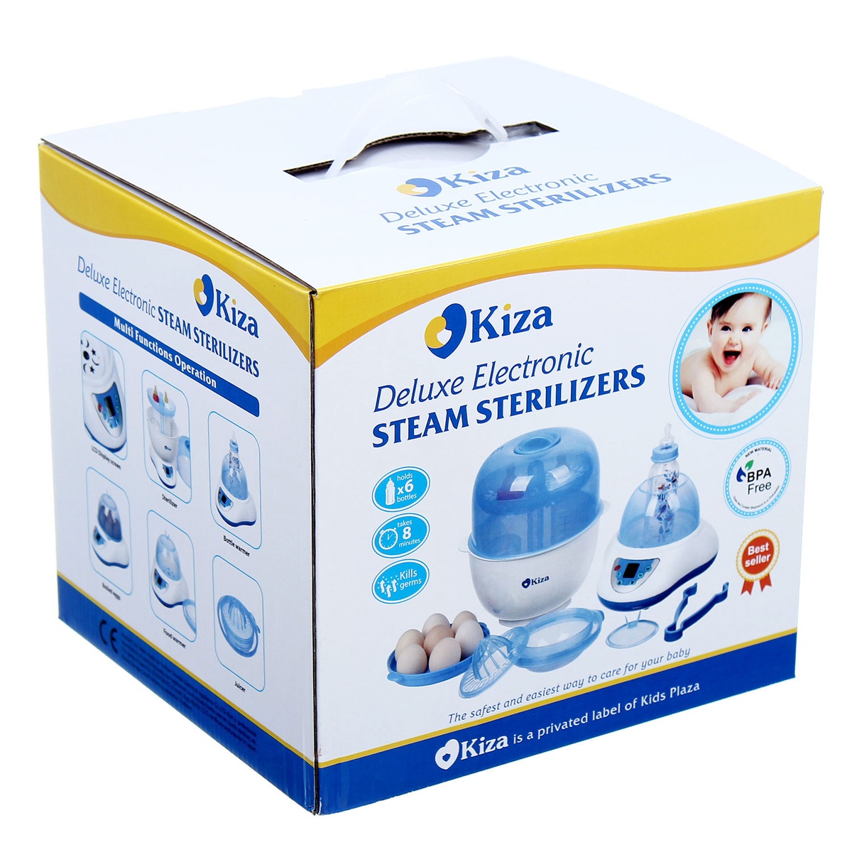 Máy tiệt trùng bình sữa Kiza 5 in 1 KZ816LS  - hình 11