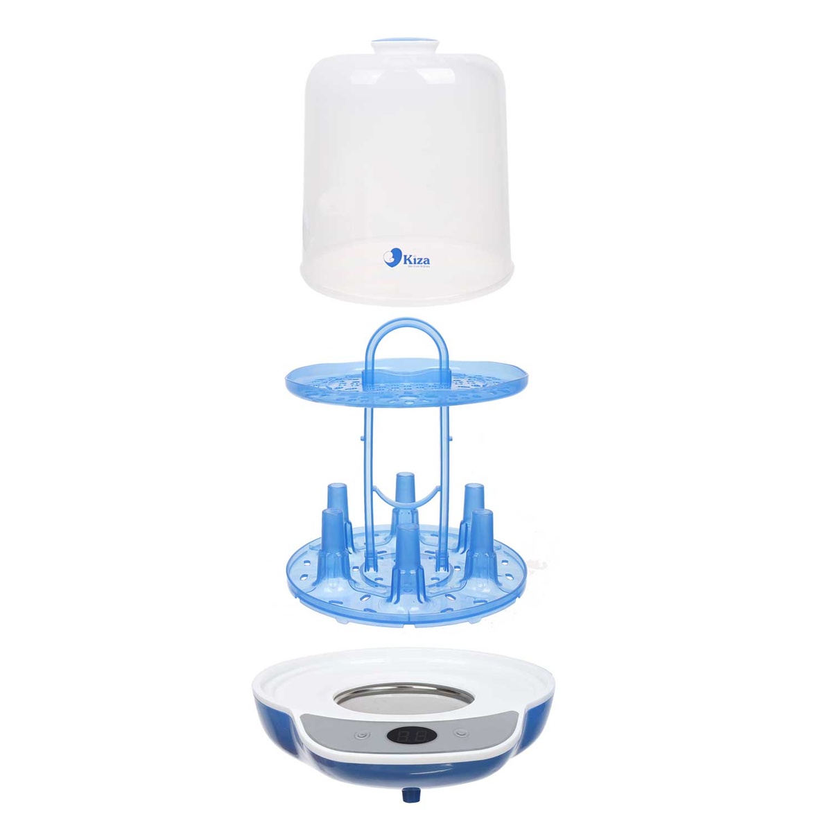 Máy tiệt trùng bình sữa Kiza KZ111 - mặt sau
