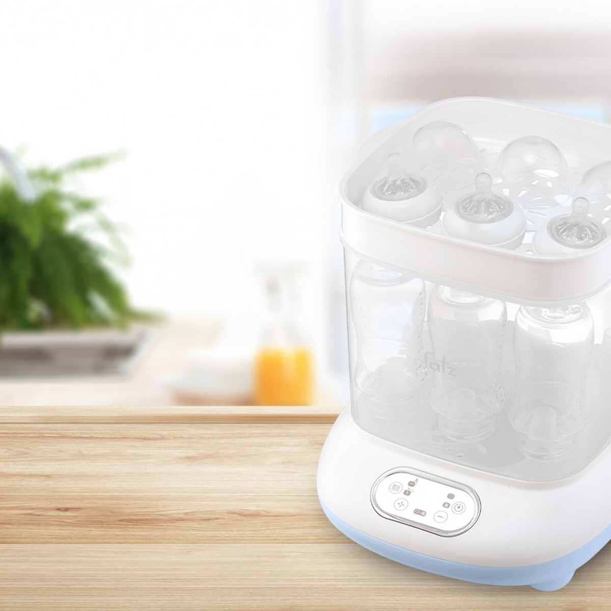 Máy tiệt trùng Fatzbaby sấy khô và hâm sữa điện tử 4in1 - hình 6