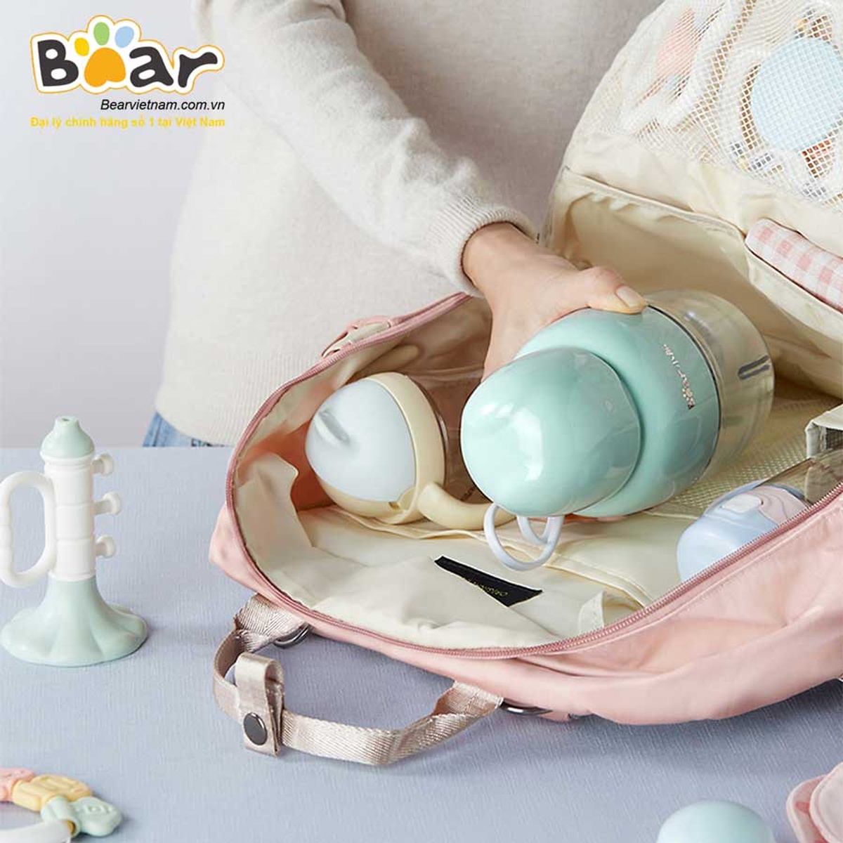 Máy xay ăn dặm cho bé Bear GR-B03V2 0,3 lít - hình 13