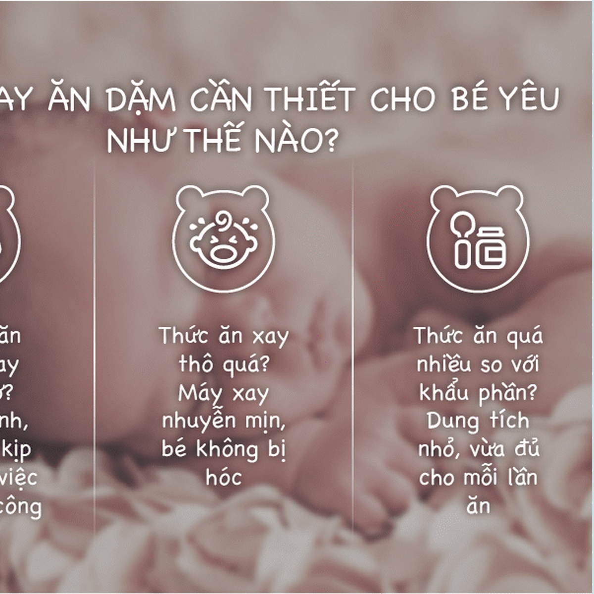 Máy xay ăn dặm cho bé Bear GR-B03V2 0,3 lít - hình 7