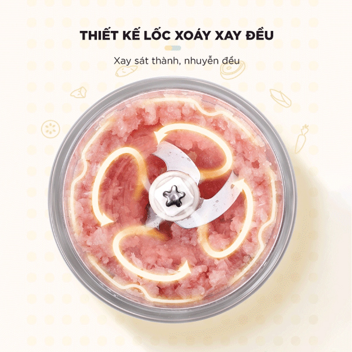 Máy xay ăn dặm Bear GR-B06V1 0,6 lít - hình 8