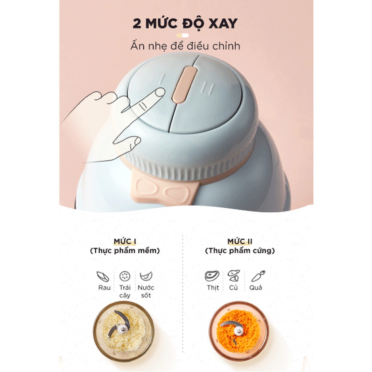 Máy xay ăn dặm Bear GR-B06V1 0,6 lít - hình 10