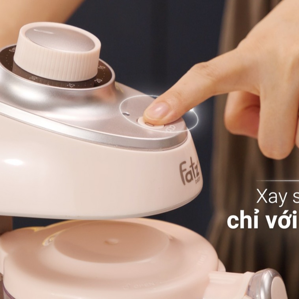 Máy xay và hấp thức ăn điện tử có hẹn giờ FatzBaby FB9618MX - mặt sau