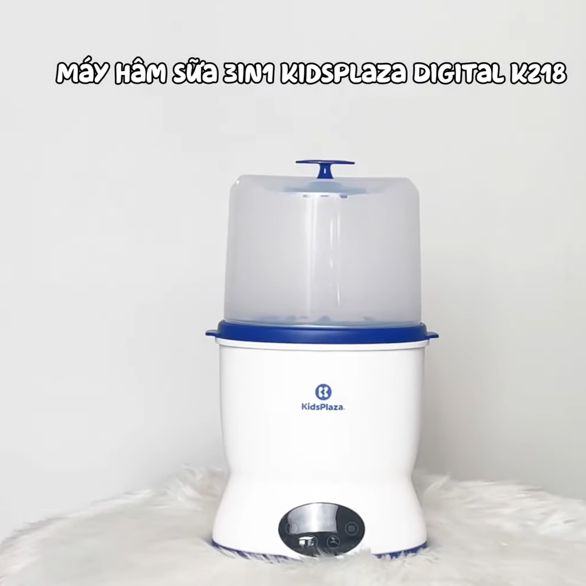 Máy hâm sữa 3in1 Kidsplaza Digital K218 - video