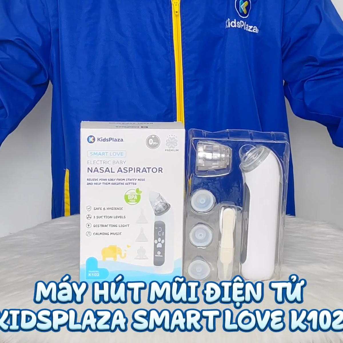 Máy hút mũi điện tử KidsPlaza Smart Love K102 - video