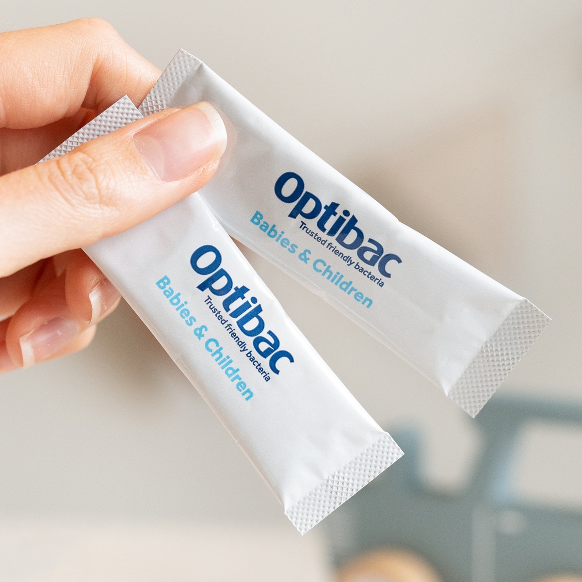 Men vi sinh cho bé Optibac Probiotics Babies và Children (Hộp 30 gói) - mặt phải