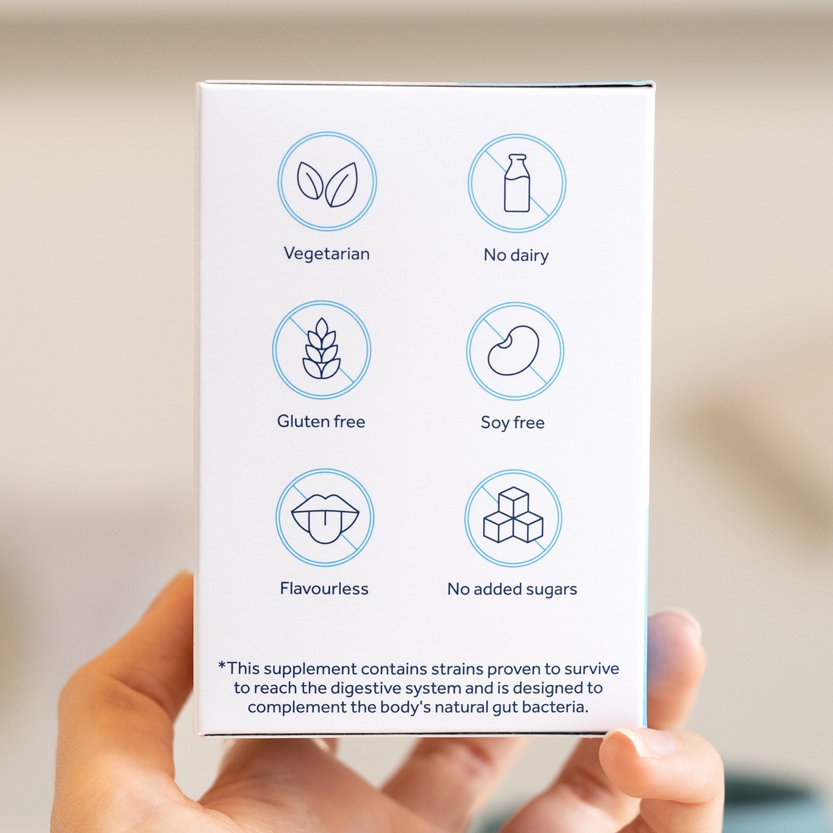Men vi sinh cho bé Optibac Probiotics Babies và Children (Hộp 30 gói) - mặt sau