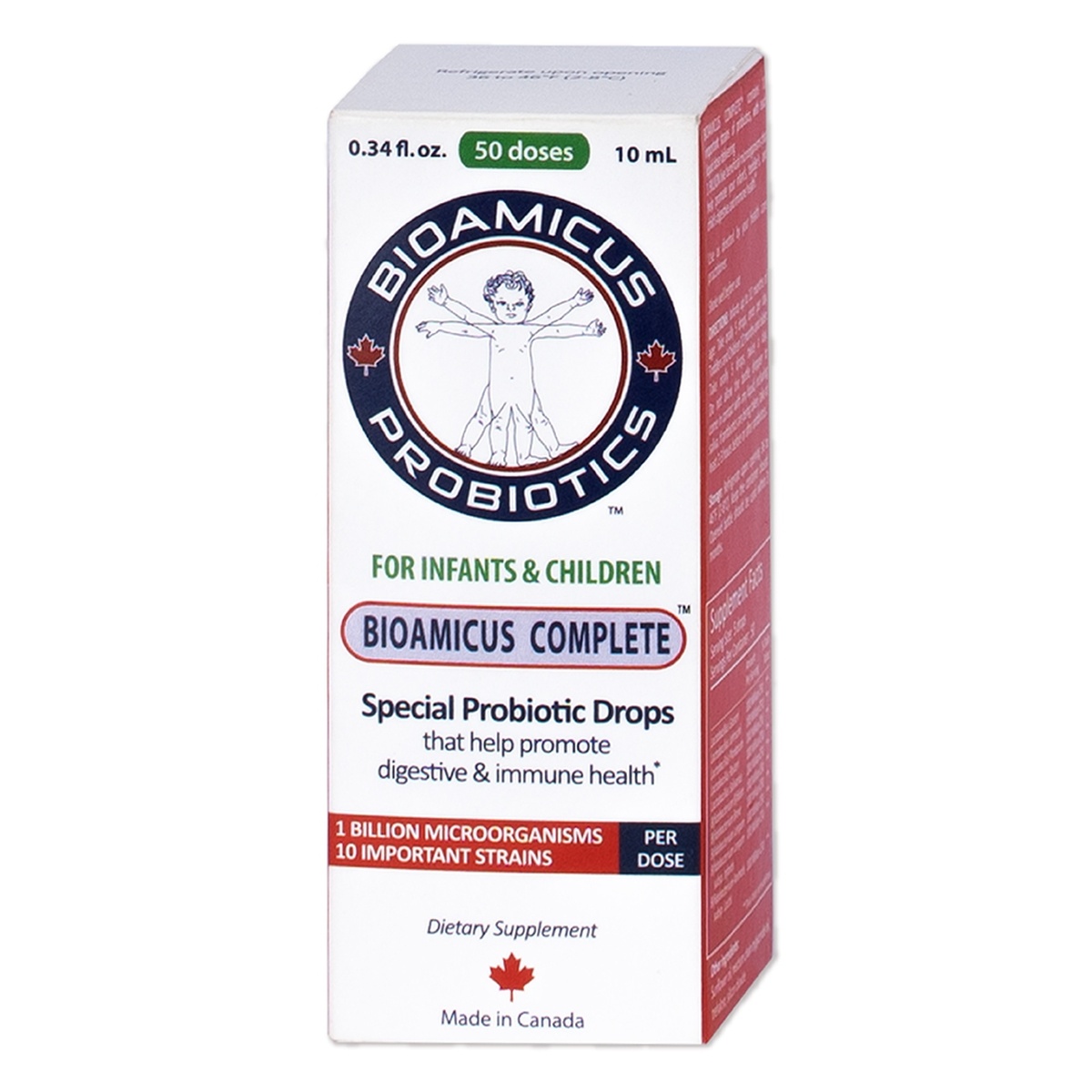 Thực phẩm bảo vệ sức khoẻ BIOAMICUS COMPLETE - mặt trái