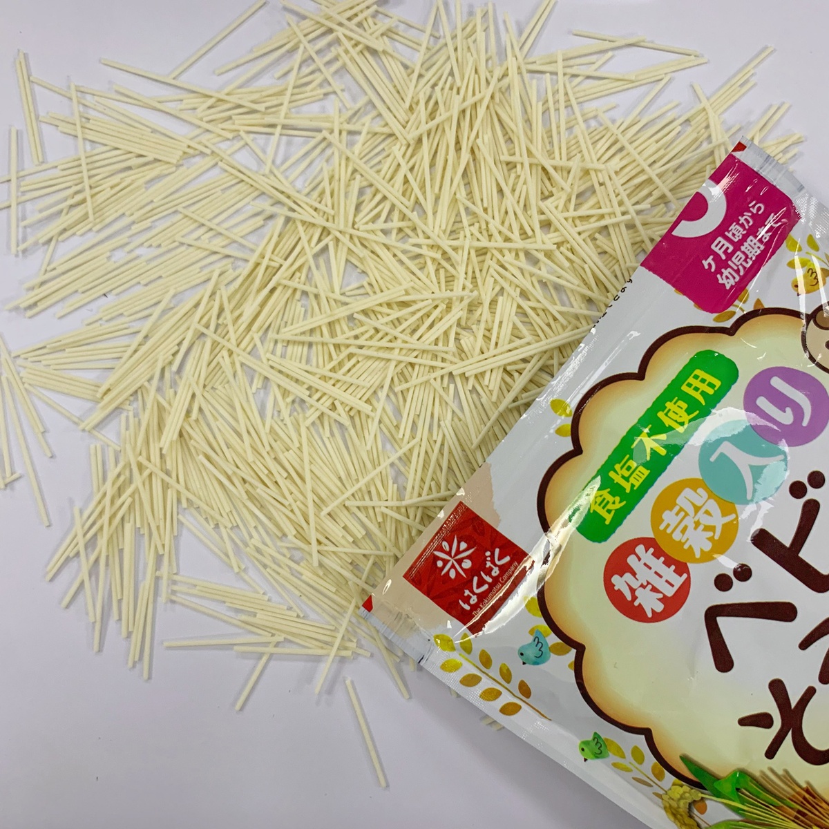 Mì Baby Somen 5 vị ngũ cốc cho trẻ từ 6 tháng tuổi  - mặt phải
