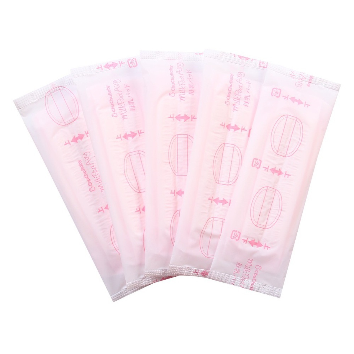 Miếng lót thấm sữa ChuChuBaby (Nhật) 30pcs - góc nghiêng