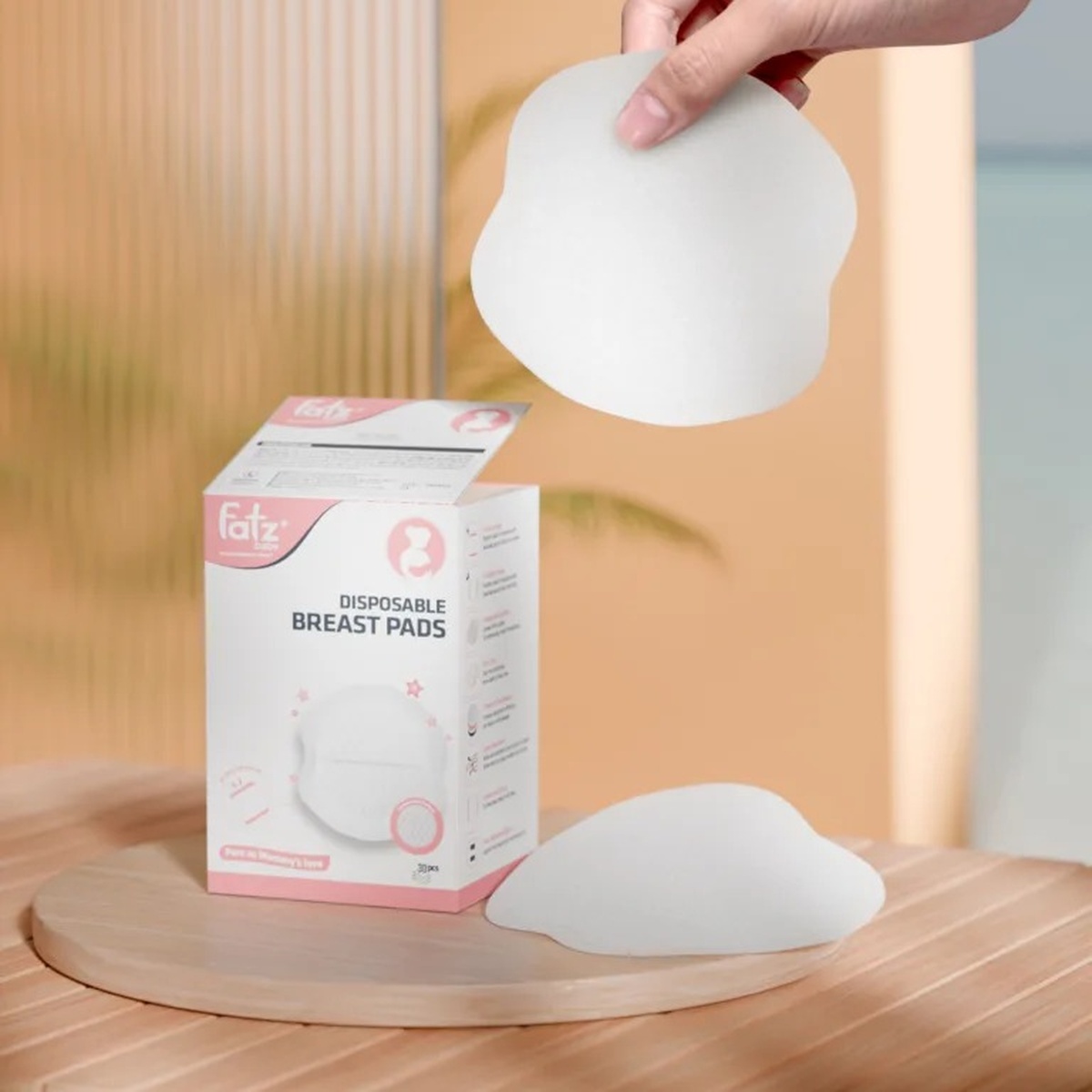 Miếng lót thấm sữa FatzBaby 30pcs FB0130CD - mặt sau