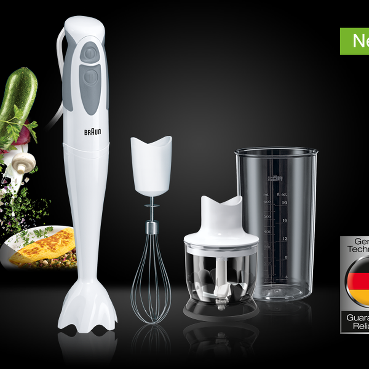 Máy xay đa năng Braun MQ325 (Germany) - mặt phải