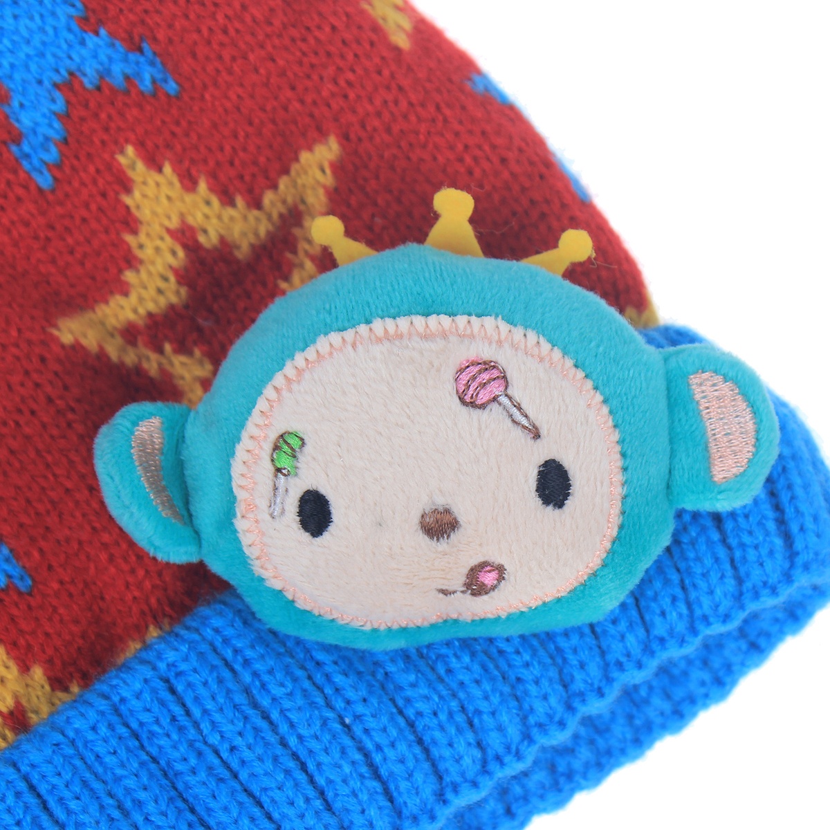 Mũ chụp cho bé kiểu sừng  - mặt trái