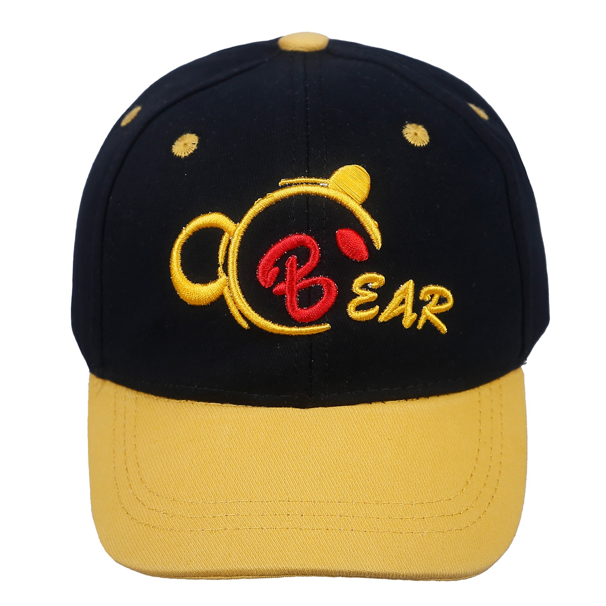 Mũ lưỡi trai cho bé họa tiết thêu Bear PK21-07 size 50 - góc nghiêng
